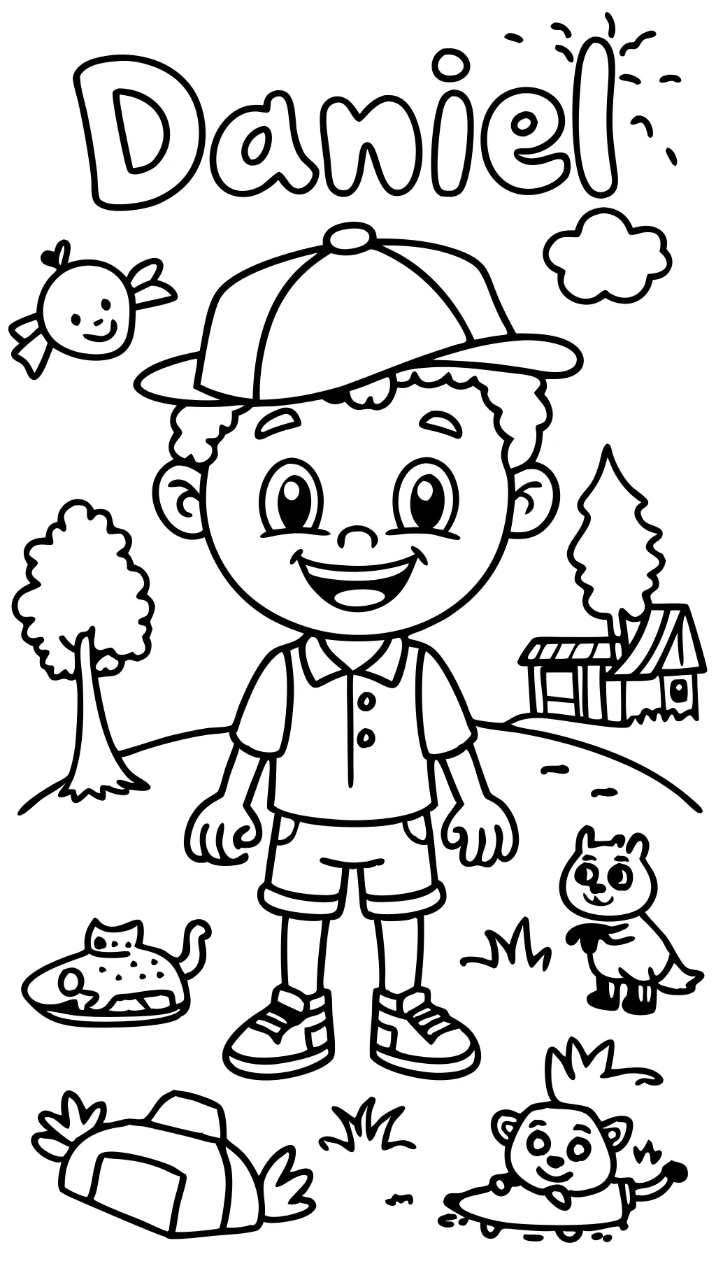 coloriage daniel